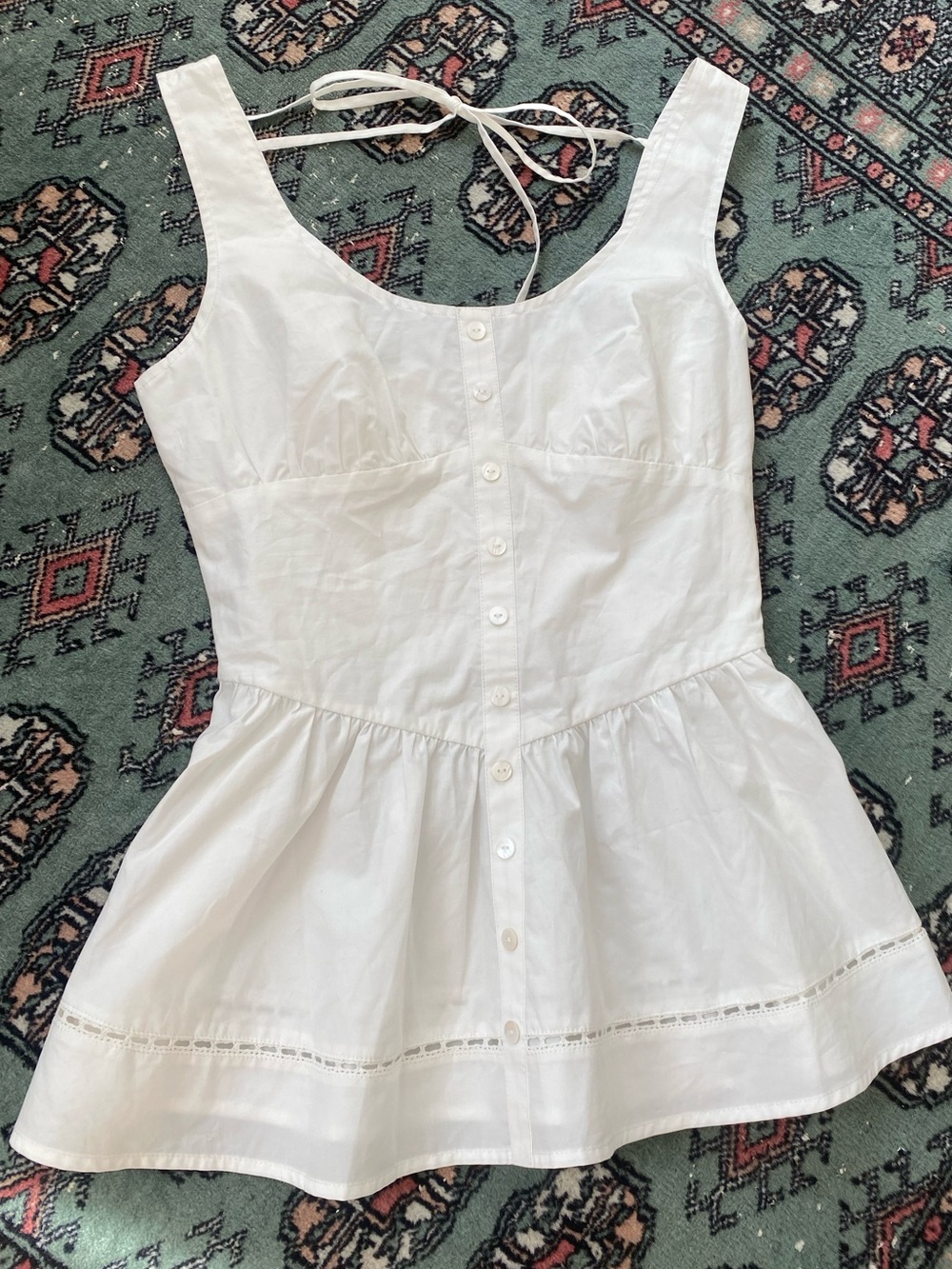 En Saison boho peasant romantic corset style blouse